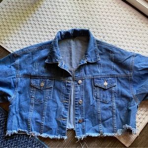 Cropped Denim Jacket